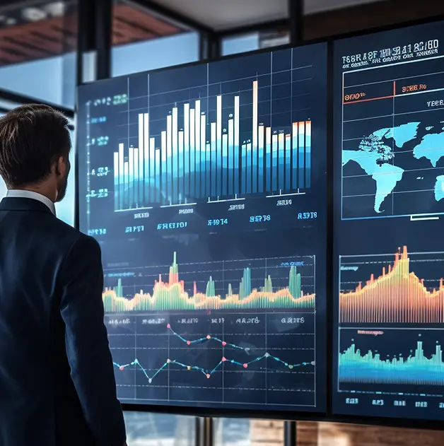 Business Person Futuristic Business Environment